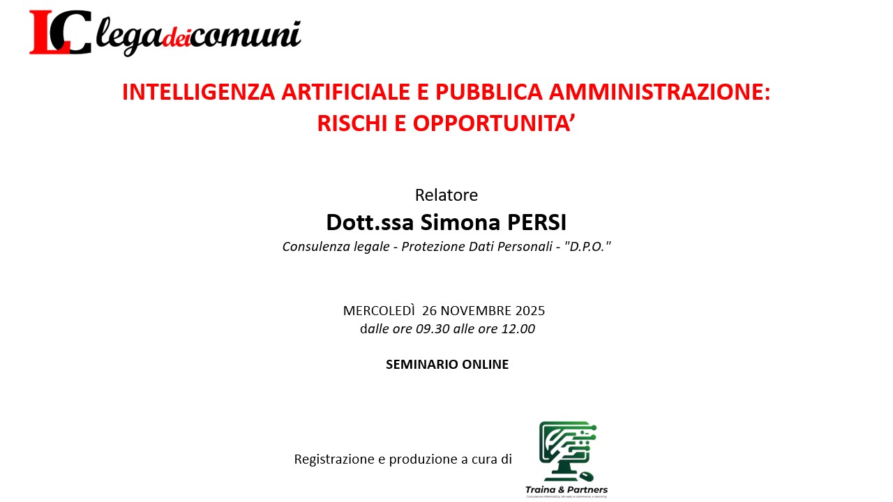 2025-11-26 -Intelligenza artificiale e pubblica amministrazione rischi e opportunità